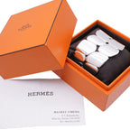 Hermes Niloticus Eclat Silver 925 Bangle Bracelet Accessory 1724 — view 3