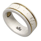 Gucci GG Icon Ring Synthetic Corundum 10 18K Yellow Gold White — view 2