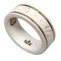 Gucci GG Icon Ring Synthetic Corundum 10 18K Yellow Gold White