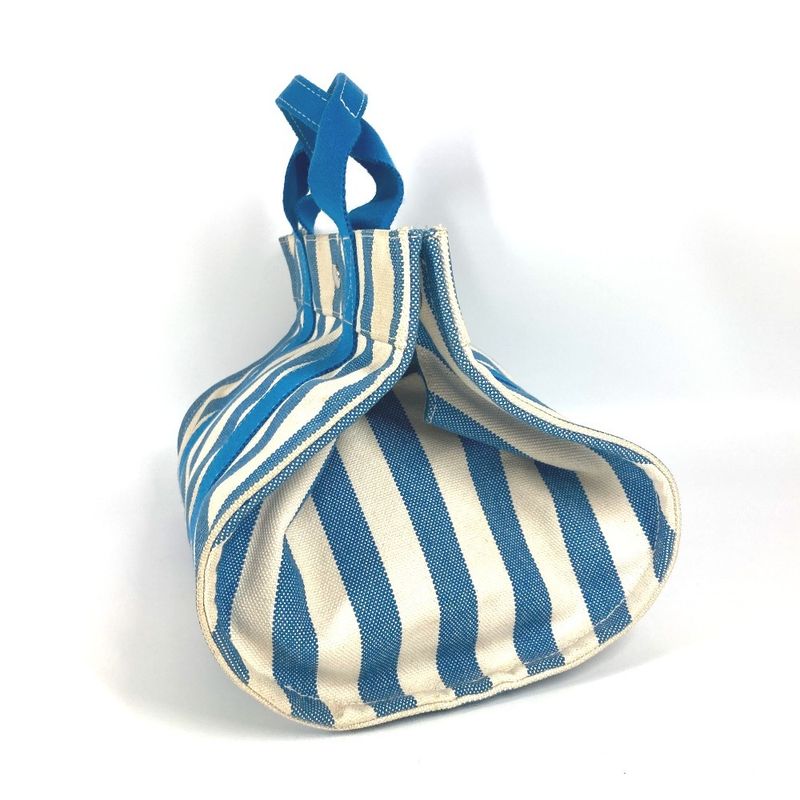 Hermes Handbag Cannes PM Canvas Blue — view 4