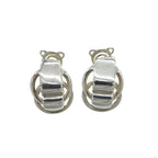 Hermes Douzanneau Vintage Earrings 925 Silver 1735