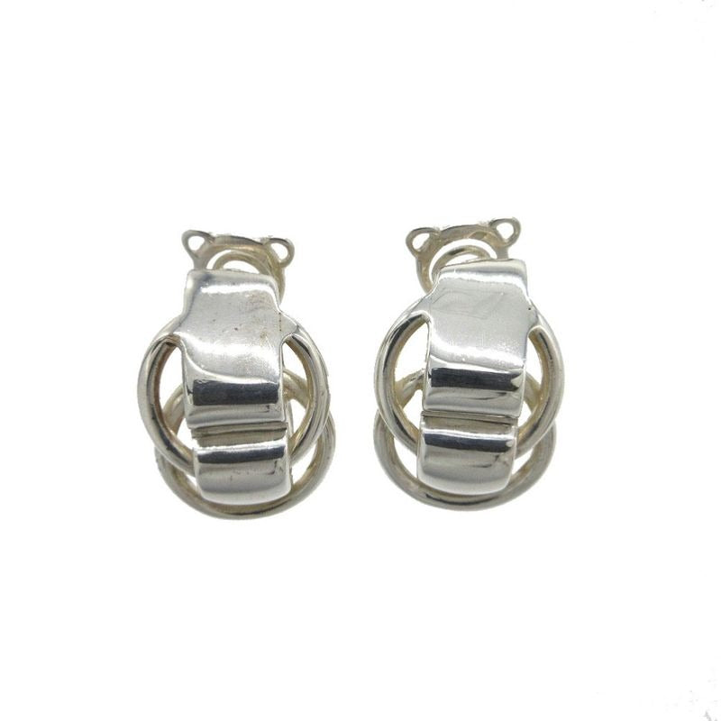 Hermes Douzanneau Vintage Earrings 925 Silver 1735 — view 2