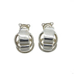 Hermes Douzanneau Vintage Earrings 925 Silver 1735 — view 2