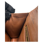 Louis Vuitton Monogram Pochette Dam Brown Gold Leather Clutch — view 7