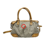 Gucci 2-way Shoulder Bag Diamante Tote Beige And Brown — view 3