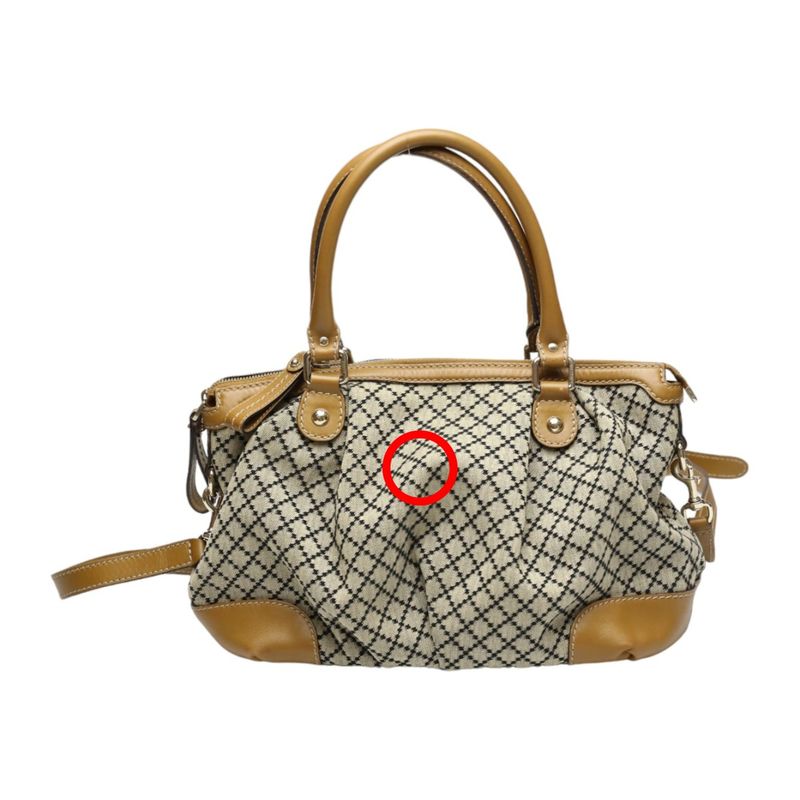 Gucci 2-way Shoulder Bag Diamante Tote Beige And Brown — view 3