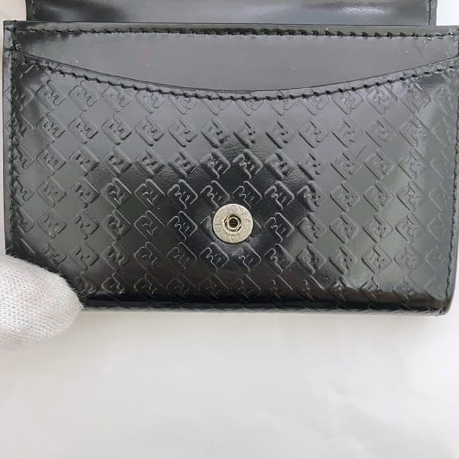 Fendi Card Case Black Micro Zucca — view 6