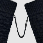 Hermes Cashmere Pattern Knit Gloves Black — view 5
