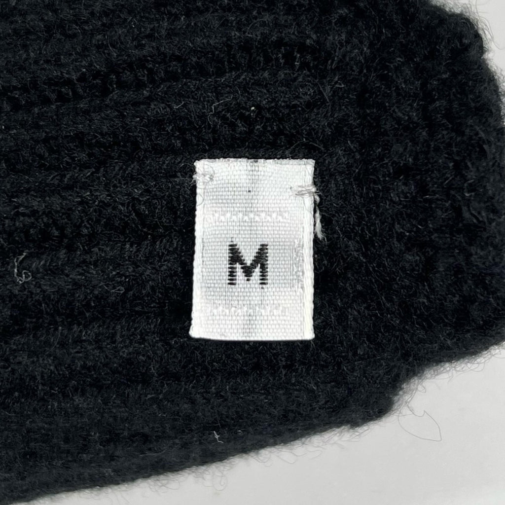Hermes Cashmere Pattern Knit Gloves Black — view 7