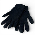 Hermes Cashmere Pattern Knit Gloves Black