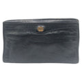 Gucci Interlocking Black Leather Clutch Bag Second