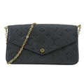 Louis Vuitton Shoulder Bag Pochette Felicity Monogram Empreinte Noir Gold