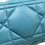 Christian Dior Handbag Nomad Pouch Small S5553 Omig Blue Gold Hardware — view 6