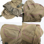 Celine Medium Trekking Backpack Rucksack Khaki Green Cotton — view 9
