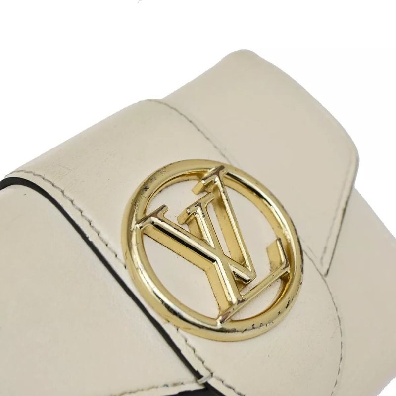 Louis Vuitton Trifold Wallet Portefeuille Pont Neuf Compact 30 Bs086 — view 8