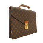 Louis Vuitton Briefcase Monogram Serviette Conseil Brown — view 2