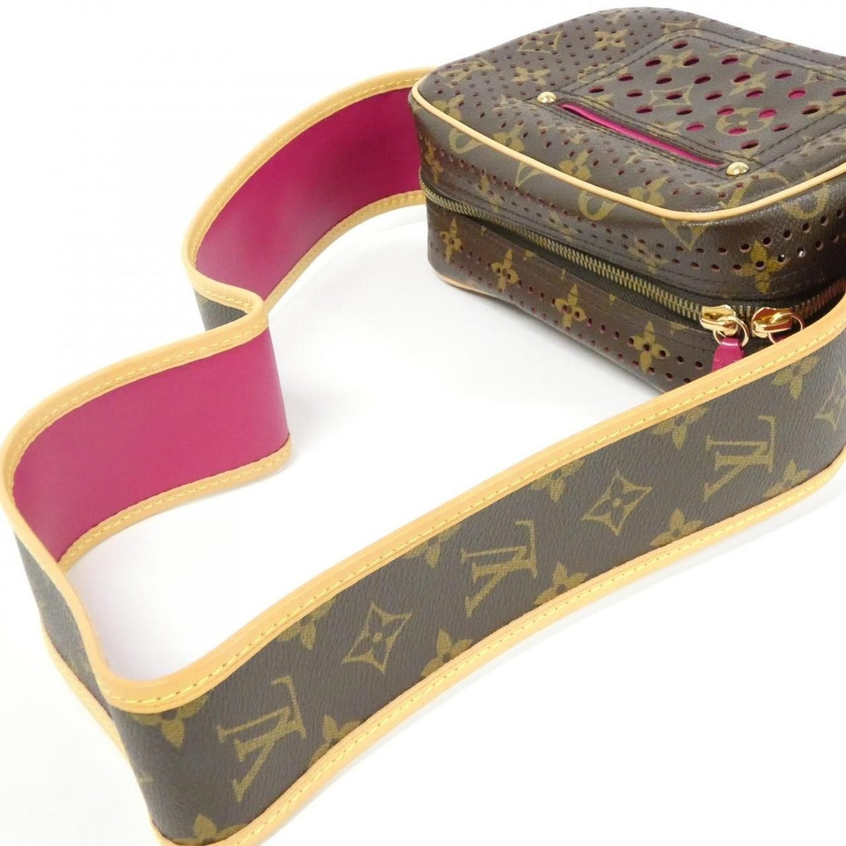 Louis Vuitton Vintage Monogram Perfo Mini Trocadero Shoulder Bag — view 7