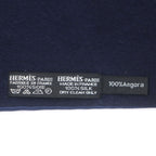 Hermes Silk Angora All Over Pattern with Fringe — view 6