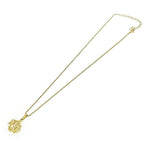 Christian Dior GP Emblem Logo Necklace Gold — view 5