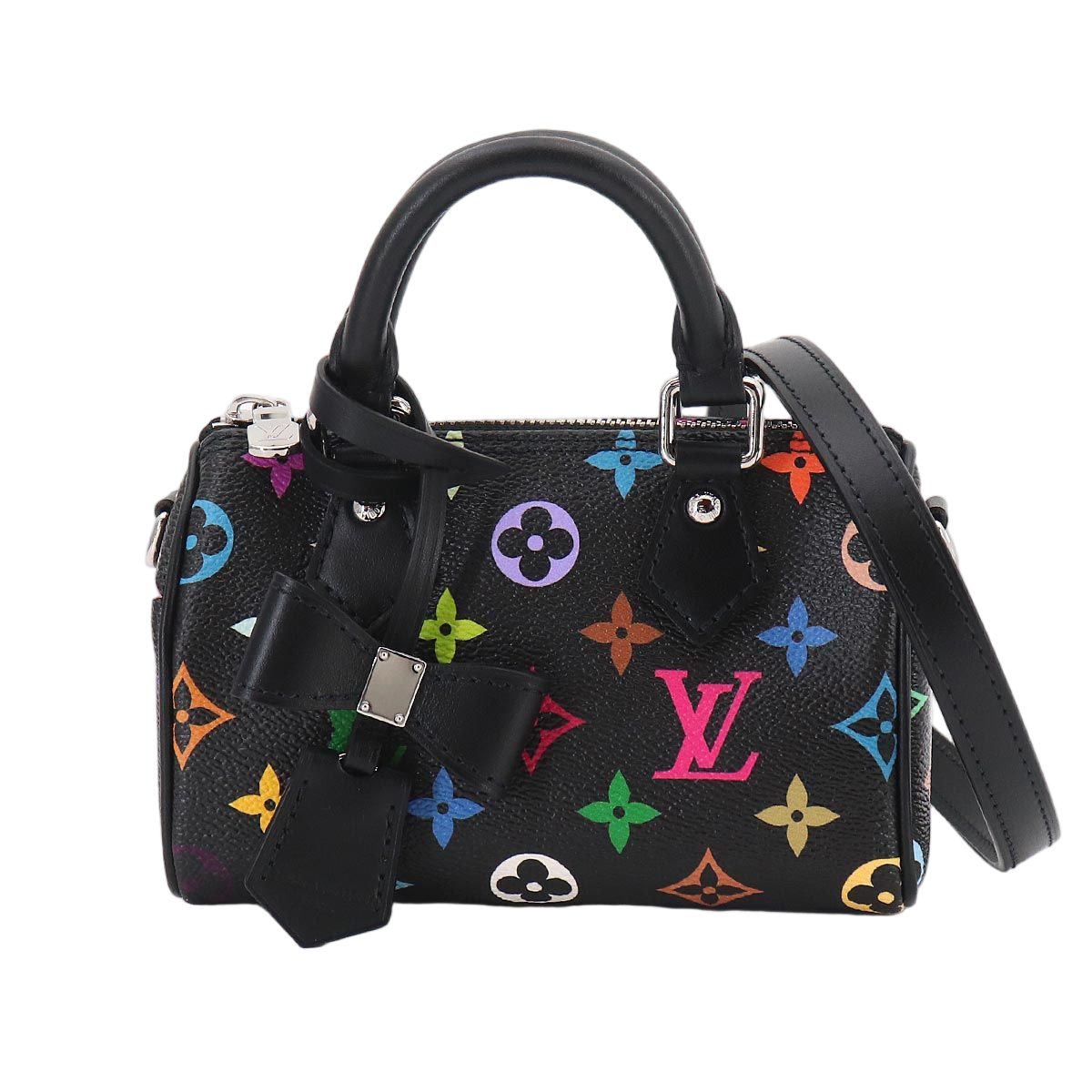 Louis Vuitton LV Takashi Murakami Monogram Multicolor Nano Speedy 2-Way