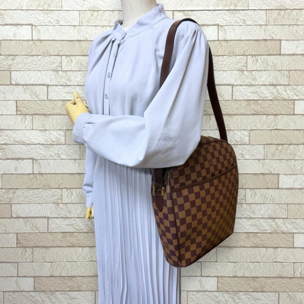 Louis Vuitton Ipanema GM Damier Shoulder Bag Canvas Brown — view 2