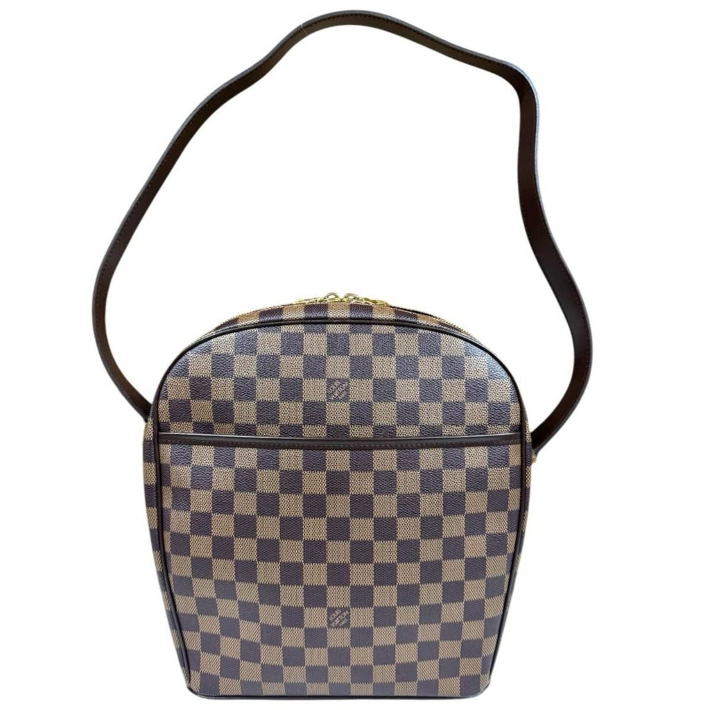Louis Vuitton Ipanema GM Damier Shoulder Bag Canvas Brown
