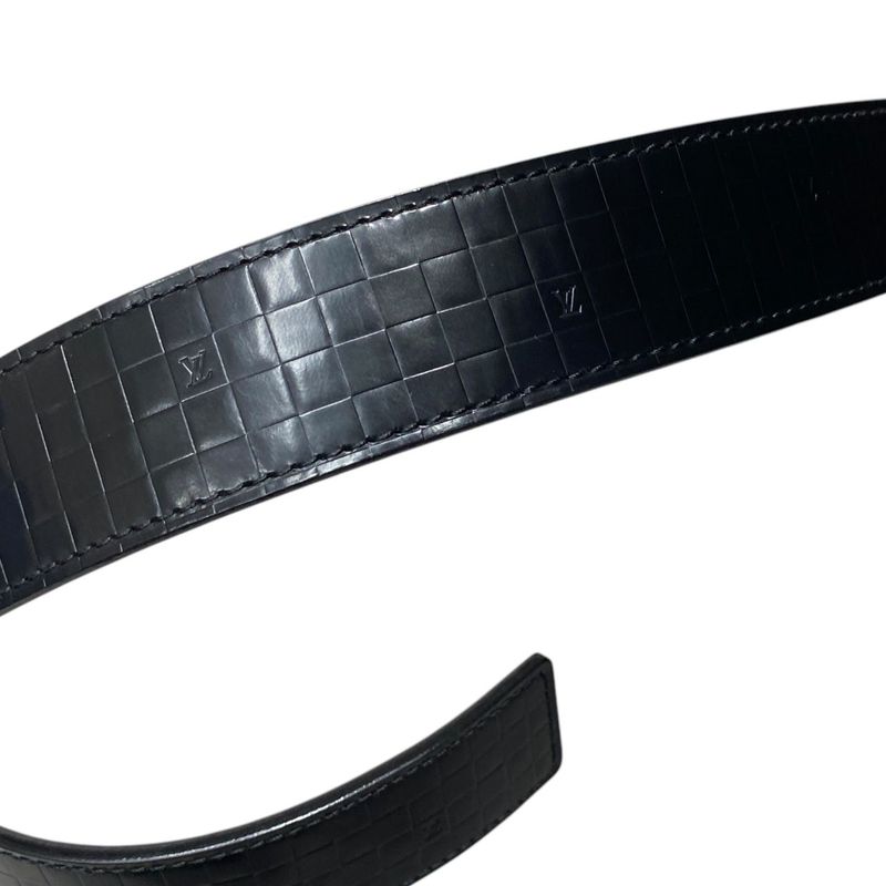 Louis Vuitton M6820 Belt Santure Avventur Leather 85 34 Black Em0334 — view 5