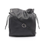 Loewe Shoulder Bag Flamenco 390.82.008 Black Leather Anagram