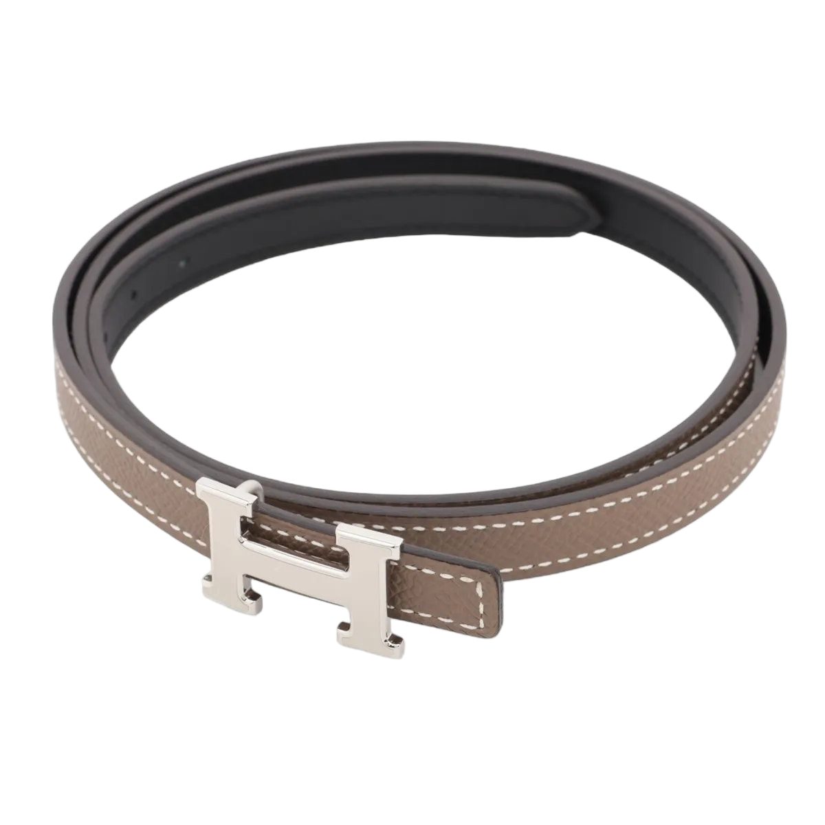 Hermes Mini Constance Belt 85 Veau Epsom Etoupe