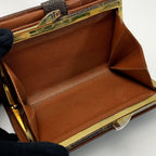 Louis Vuitton Nogram Portefeuille Viennois Brown Bifold Wallet Leather — view 4