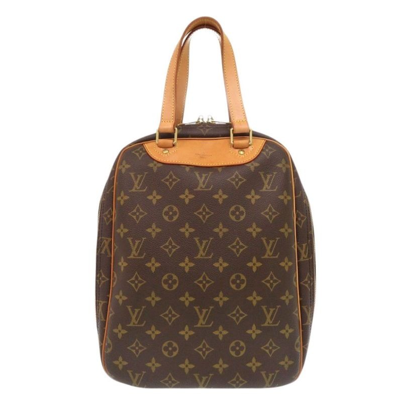 Louis Vuitton Monogram Excursion Handbag Brown 1330