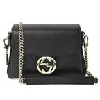 Gucci Shoulder Bag Interlocking G Black