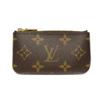 Louis Vuitton Card Key Case Pochette Cles Monogram Brown Mini