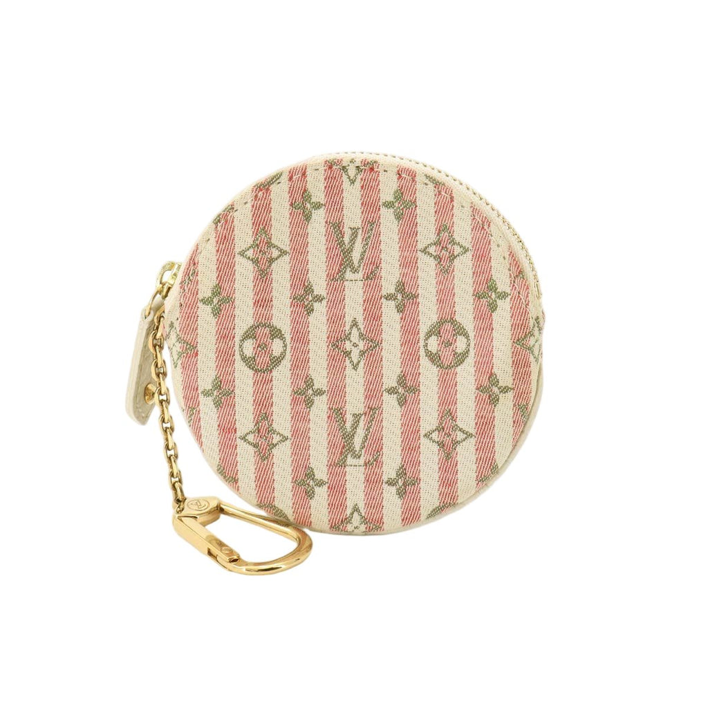Louis Vuitton Monogram Mini Lin Croisette Porte Moneron Coin Case Canvas