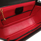 Gucci Lady Lock Leather Black Gold Hardware 000 46 0210 2-Way Handbag 0066 — view 6