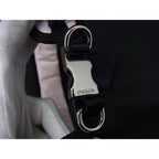 Prada Re-Nylon Pet Collar for Dogs Pet Light Pink Black — view 3