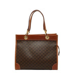 Celine Macadam Brown Leather