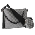 Louis Vuitton Trio Pochi NM Damier Glitter Monogram Taurillon