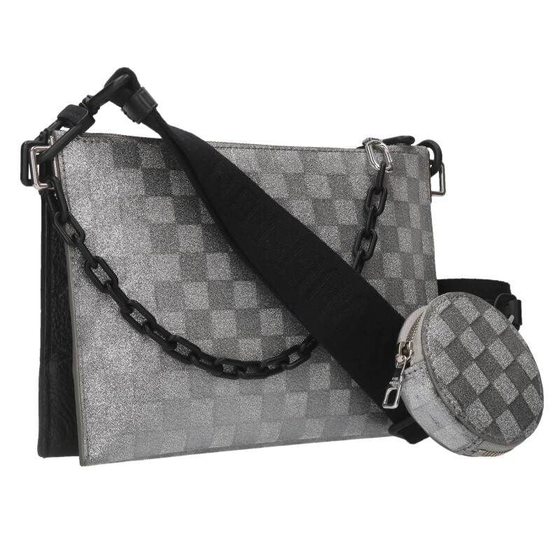 Louis Vuitton Trio Pochi NM Damier Glitter Monogram Taurillon