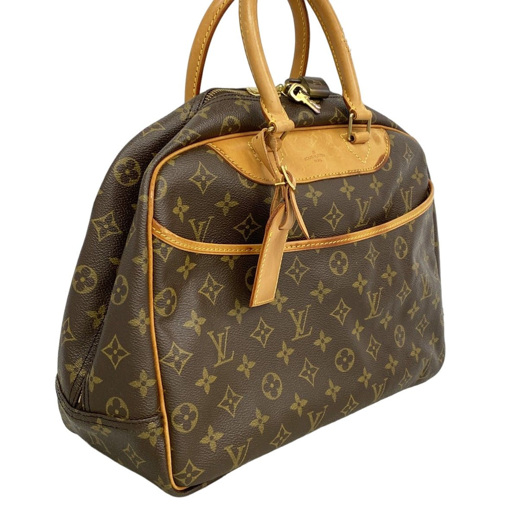 Louis Vuitton Handbag Monogram Deauville Brown — view 2