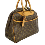 Louis Vuitton Handbag Monogram Deauville Brown — view 2