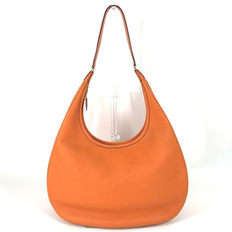Hermes Shoulder Bag Gao Leather Orange — view 2