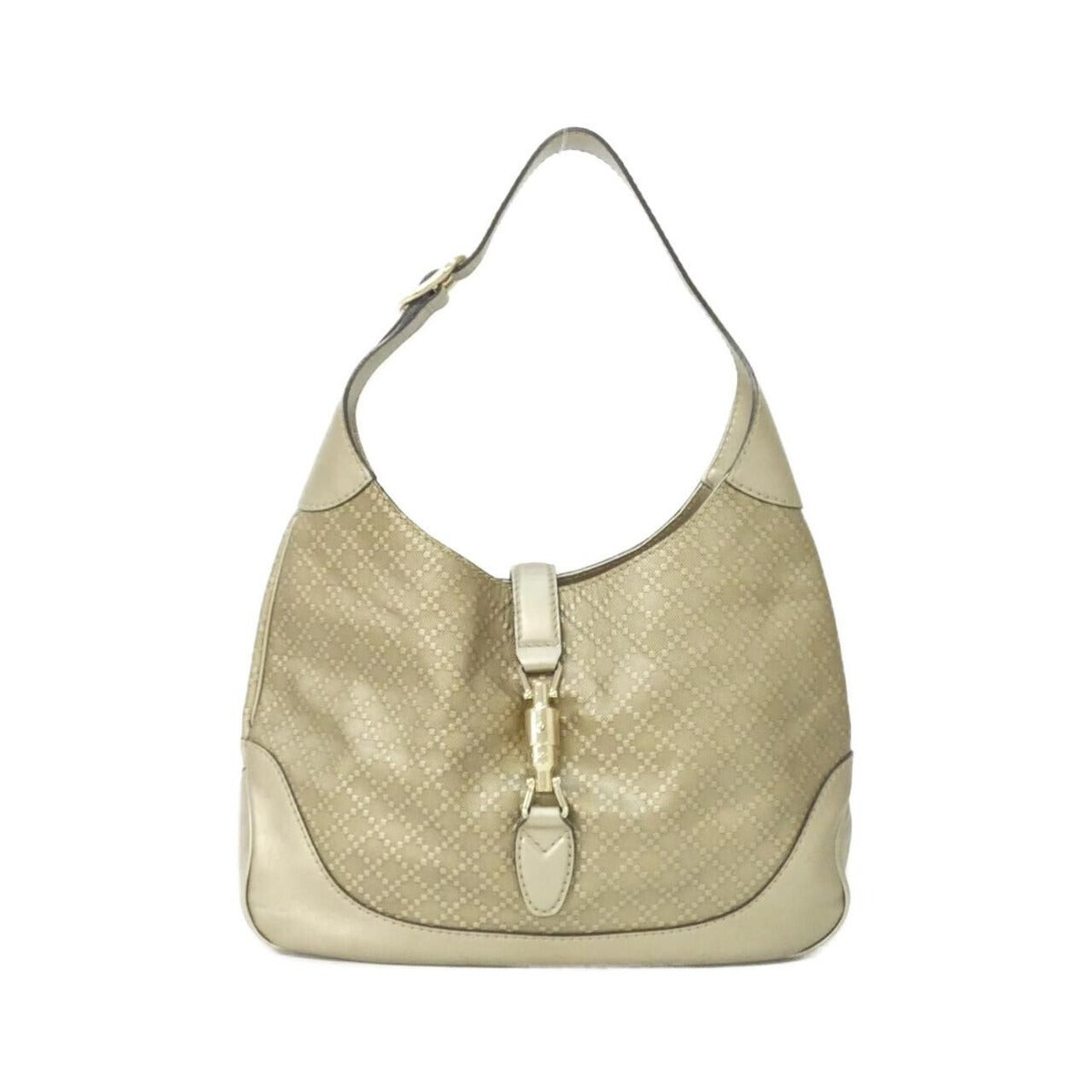 Gucci Shoulder Bag Leather Gold