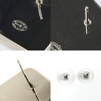 Chanel Metal Coco Mark Square Earrings Ab9777 — view 5