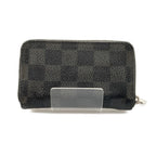 Louis Vuitton Damier Graphite Zippy Coin Purse Case Black — view 2