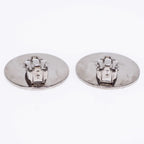 Hermes Serie Earrings Silver Accessories — view 6