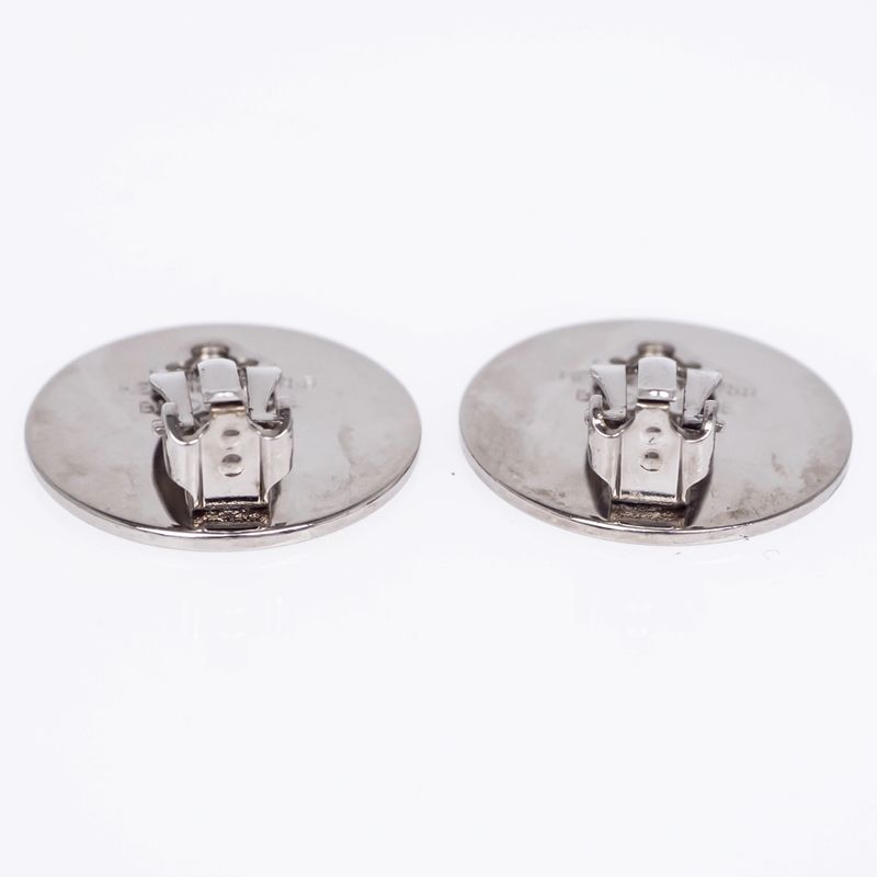 Hermes Serie Earrings Silver Accessories — view 6