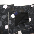Louis Vuitton Yayoi Kusama Cargo Pants Size S Black — view 7