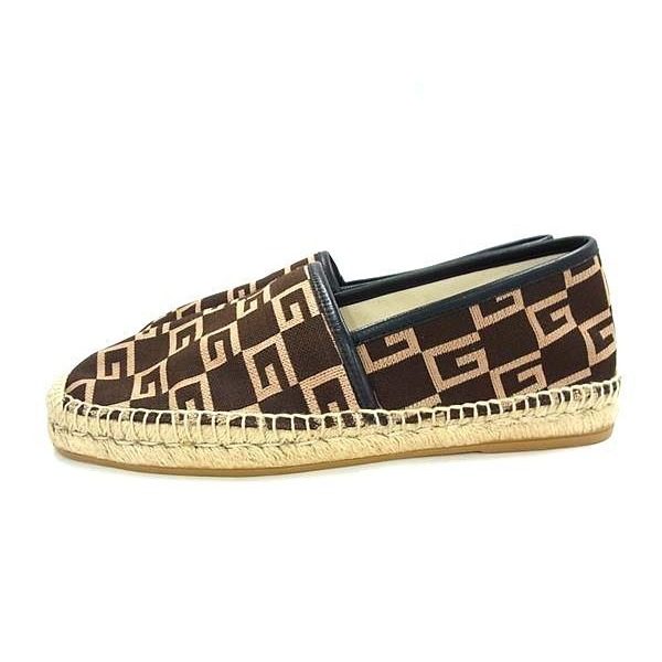 Gucci Canvas Espadrilles 8 Shoes Brown — view 3