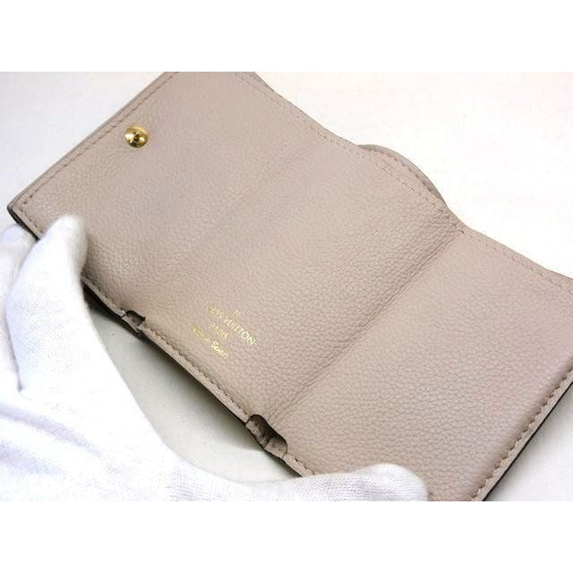 Louis Vuitton No 1 Portefeuille Lock Mini Trifold Wallet Grey Je — view 3